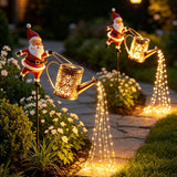 82CM Solar Santa Claus Kettle Light for Christmas