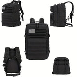 NNETM Tactical Backpack – Large Capacity MOLLE Expandable Hiking & Camping Bag