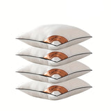NNETM High-Rebound White Throw Pillows Set (4 pcs)