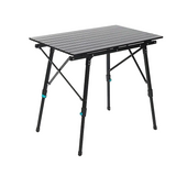 NNETM Adjustable Height Outdoor Aluminum Alloy Folding Table