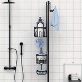 NNETM Door Shower Organizer Stainless Hanging Rack