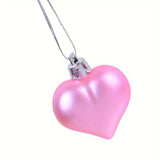 NNETM 36-Piece Heart Shaped Ornaments Set – Pink & Red