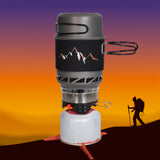 NNETM Portable Outdoor Stove with Pot & Ignition