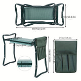 3-in-1 Foldable Garden Kneeler and Seat
