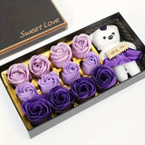 NNETM 12 pcs Valentine's Day Rose Bouquet