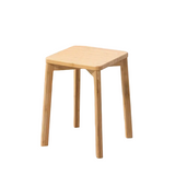 NNETM Eco-Friendly Bamboo Stool: Simplify Your Space with Style