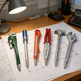 6-Piece Tool-Shaped Ballpoint Pen Set