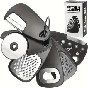 NNETM Kitchen Gadget Set Stainless Steel for RV & Camping (6pcs)