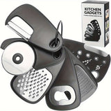 NNETM Kitchen Gadget Set Stainless Steel for RV & Camping (6pcs)