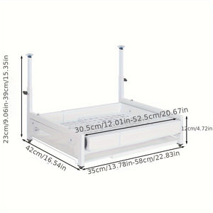 NNETMWF Extendable Pull-Out Dish Rack