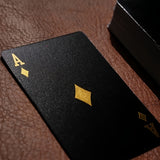 Luxury Heart-Design Playing Cards with Golden Foil Stamping – Adult Card Game
