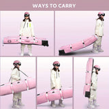 NNETM Snowboard Bag with Wheels and TSA Lock
