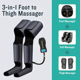 NNETM USB-Powered Electric Leg & Foot Massager with Air Compression(Grey)