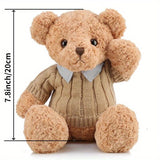 NNETM Teddy Bear Plush Doll with Birthday Hat