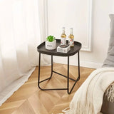 NNETM Experience the perfect marriage of style and utility with this modern side table