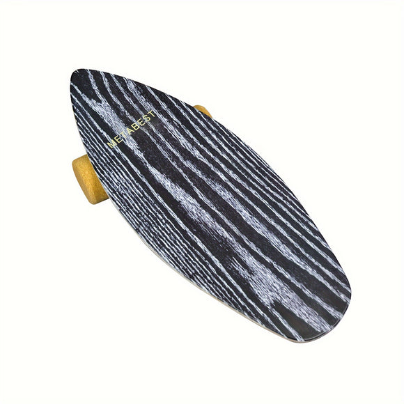 NNETM Wooden Balance Board Core Trainer for Home Fitness