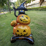 NNETM Halloween Witch Hat Pumpkin Cat Balloon Decor Set