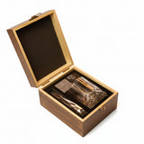 Whiskey Glass Set with Wooden Gift Box