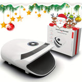 NNETM Cordless Hand Massager with Compression & Heat(White)