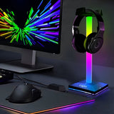 NNETM Gaming Atmosphere LED Light with Headphone Holder