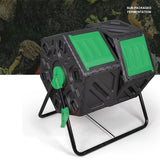NNETM Dual Chamber Rotating Compost Bin
