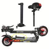 NNETM Electric Scooter Seat Folding Saddle for Kugoo M4/M4 Pro