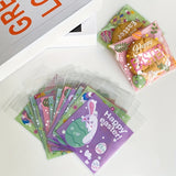NNETM 100pcs Easter Self-Adhesive Cartoon Plastic Bags