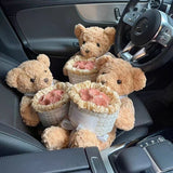 NNETM Teddy Bear Plush Doll with Birthday Hat