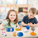 NNETM 12pcs Easter Bunny Egg Toys Set for Kids