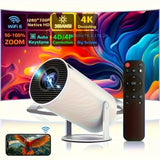 NNETM HY300 Pro Mini Smart Projector – WiFi 6, Android 11, 4K Support Portable Projector