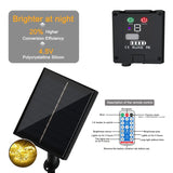 NNETM Radiant Glow: 300 LEDs Solar Curtain Light for a Dazzling Christmas