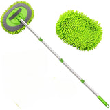 62-Inch Car Wash Mop with Stainless Steel Handle – Soft Microfiber Cleaning Brush for RVs, SUVs, Trucks & Buses