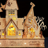 NNETM 3D Wooden Halloween House Puzzle
