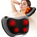 NNETM Shiatsu Back and Neck Massager with Heat(Gray)