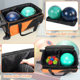 NNETM Bowling Ball Carrier 2-Ball with Divider & Cup Holder
