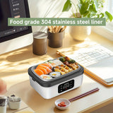 NNETM Electric Heated Lunch Box USB Rechargeable 1000ml