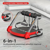 NNETM 6-in-1 Abdominal Trainer Home Body Shaping Machine