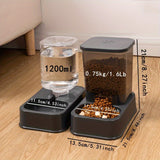 NNETM Water Dispensers Set for Cats & Dogs Automatic Pet Feeders