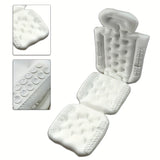 NNETM Bath Pillow Mat Neck Back Support