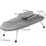 NNETM Tabletop Ironing Board with Folding Legs Set