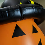 NNETM Giant PVC Halloween Pumpkin Lantern with Hat