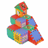 Large House Building Blocks Set 48pcs Colourful Creative Construction Toy