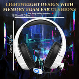 NNETM Stereo Gaming Headset for PS4 PS5 Xbox RGB 7.1