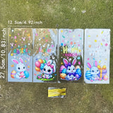 NNETM Easter Bunny & Egg Plastic Gift Bags (50pcs)