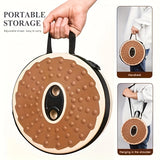 NNETM Ultra-Comfort Folding Stool with PU Cushion
