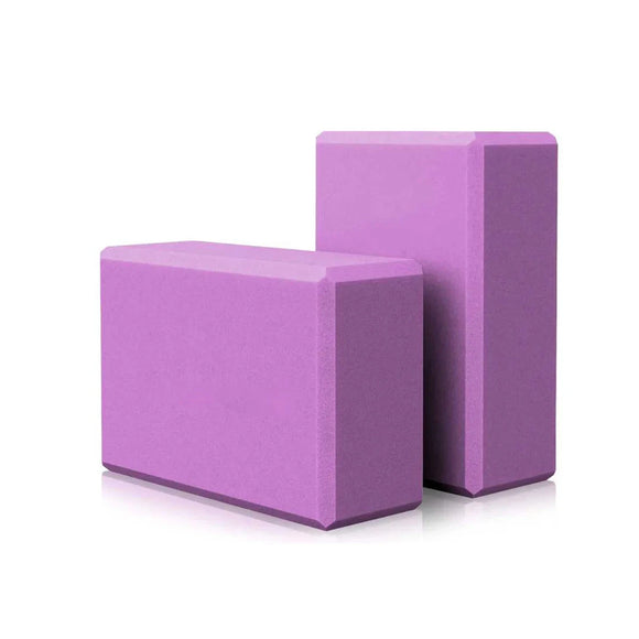 NNEOBA Yoga Building Blocks EVA Pilates Bricks (2 Pcs)