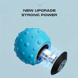 NNETM Portable USB Rechargeable Massage Ball – 5-Speed(Blue)