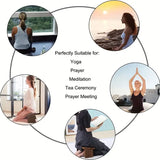 NNETM A folding yoga meditation bench supports deep inner peace