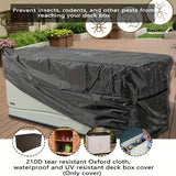 NNETM Deck Box Cover Outdoor Protector