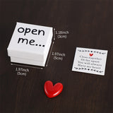 NNETM Open Me Surprise Gift Box with Resin Heart